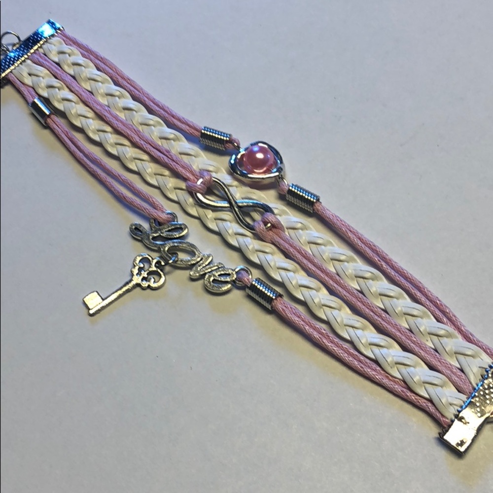 Love/Key Infinity Bracelet - New - Picture 3 of 3